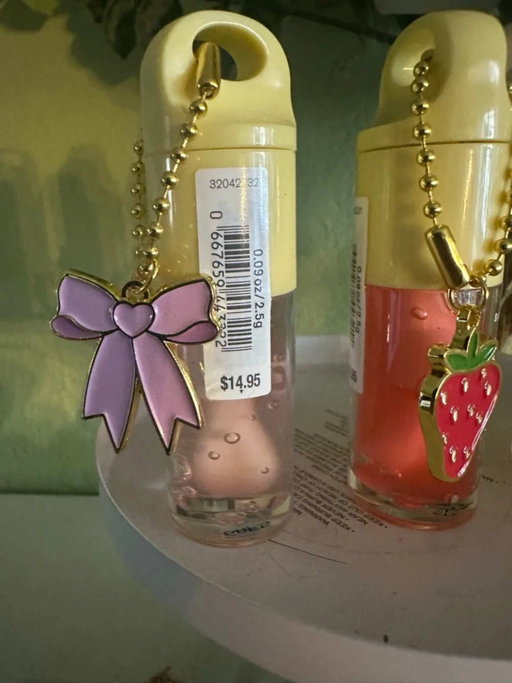NEW BBW LIP GLOSS TRIO W/ CUTE CHARMS